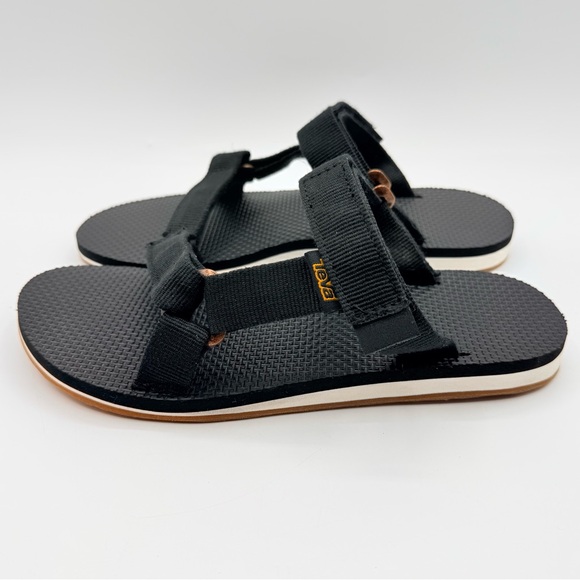 Teva Original Universal Black Basic Strap Sandals Womens Size 7 Strappy - Picture 13 of 13